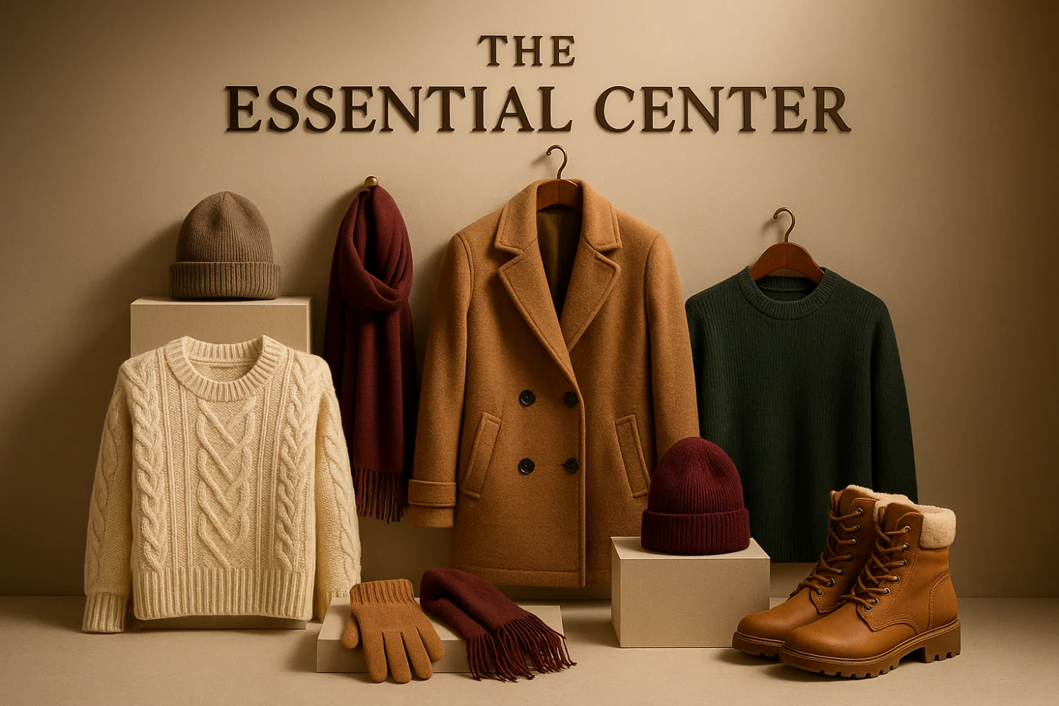 clothing and accessories for winter my store is called The essential center