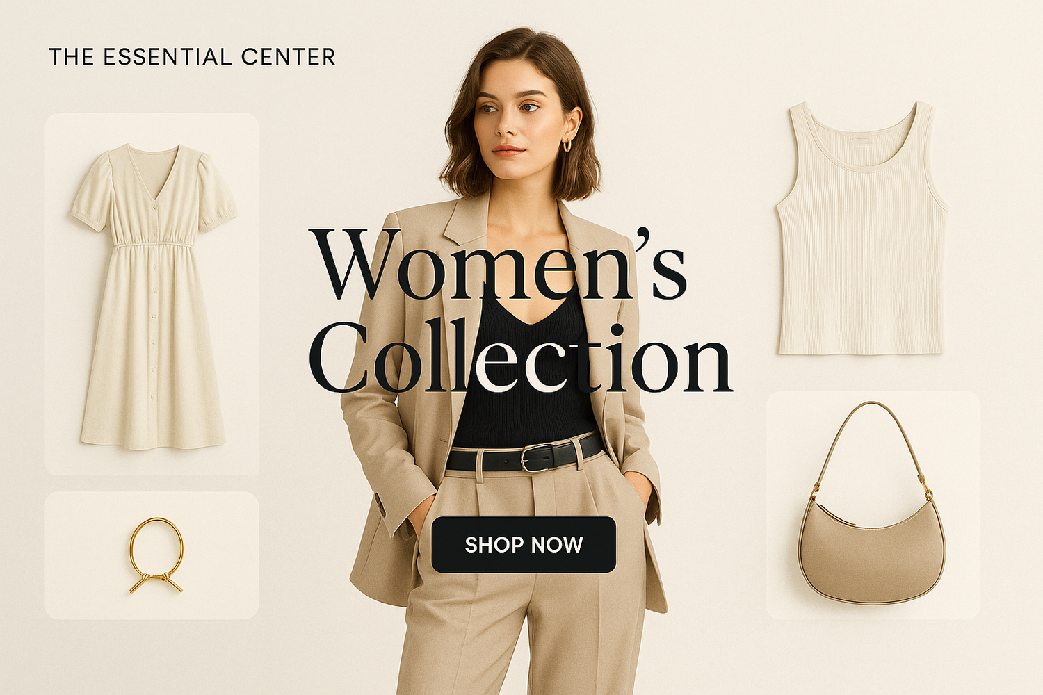 homepage for my online store women collection
